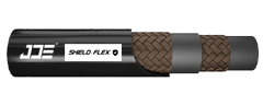 An BS EN 1360 2T fluid hydraulic hose.