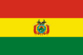 The flag of Bolivia