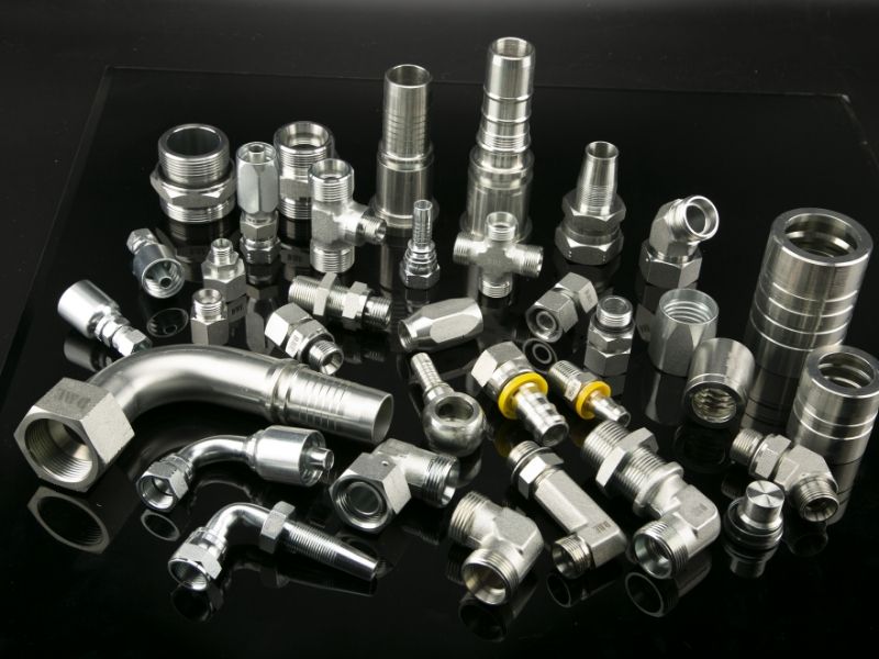 Several pieces of DME&JDE fluid connector.