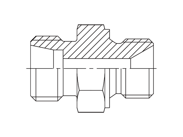 A drawing of DMC-G-60 hydraulic adaptor.