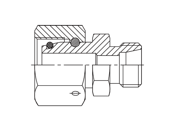 A drawing of DRED-S hydraulic adaptor.