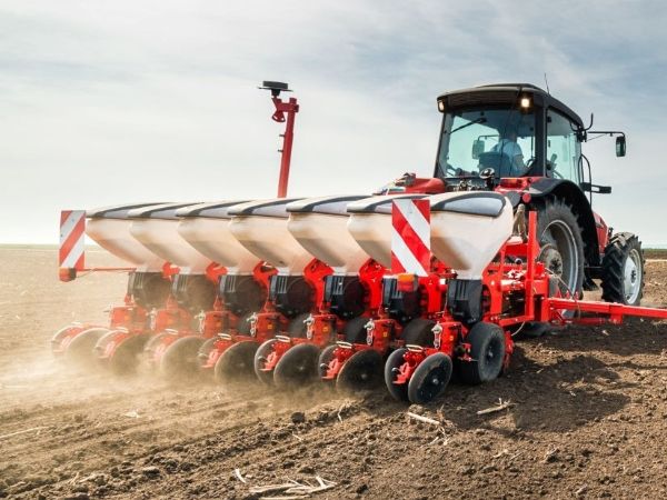 The construction site of agricultural machinery