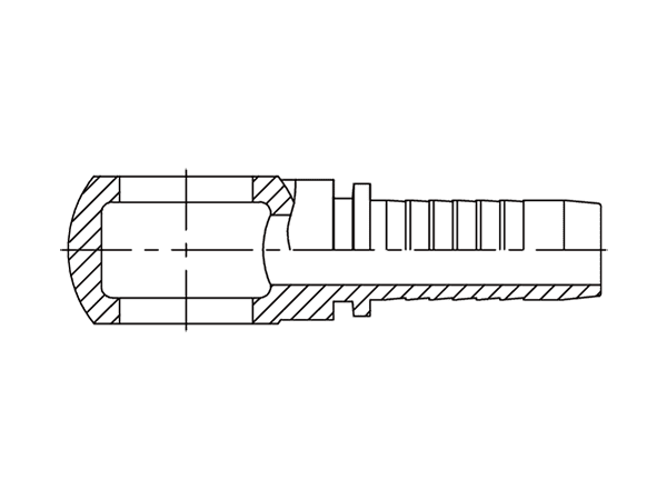 A drawing of BJM banjo bolt.