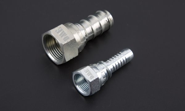 Several different types of insert hose fitting of DME&JDE.