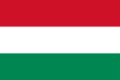 The flag of Hungary.