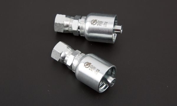Several different types of one-piece hose fitting of DME&JDE.