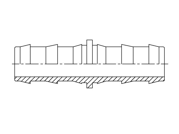 A drawing of DDC-PO hydraulic adaptor.