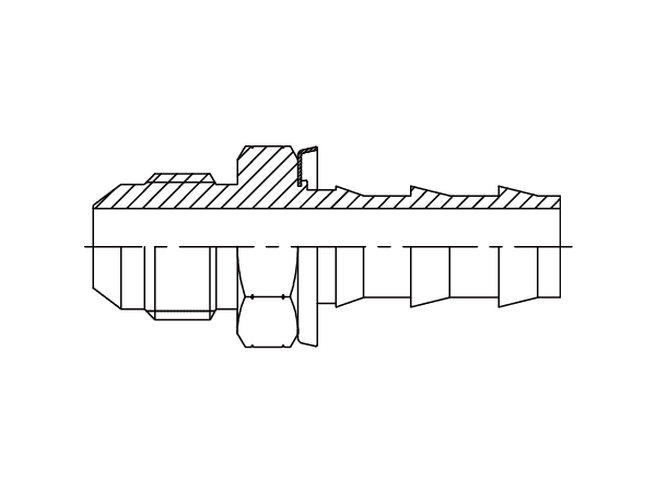A drawing of DP1JCM-PO push on tail of DME&JDE.