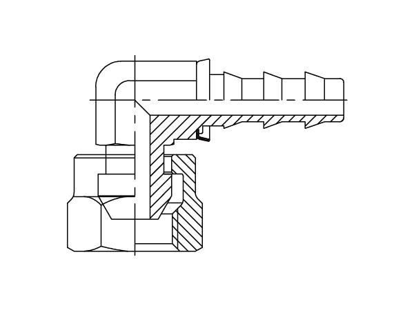 A drawing of DP9BPF-PO push on tail of DME&JDE.