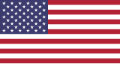 The flag of United States.