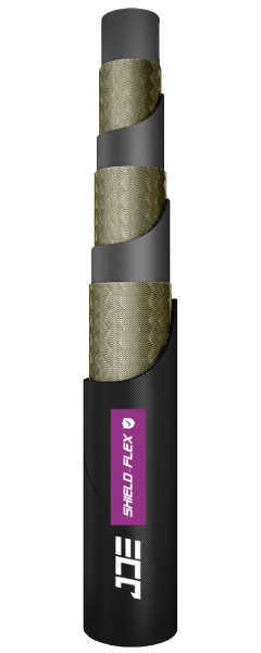 An GB/T 3683 3SW fluid hydraulic hose.