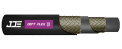 An ISO 11237 R16 fluid hydraulic hose.