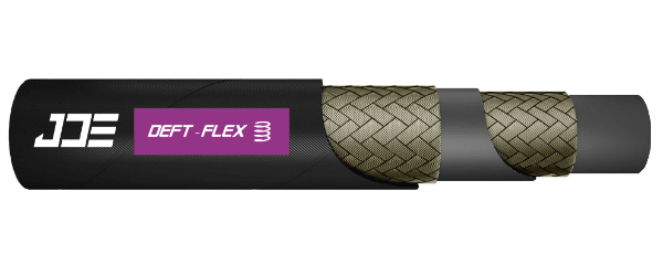 An ISO 11237 R16 fluid hydraulic hose.