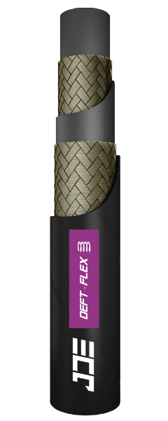 An ISO 11237 R16 fluid hydraulic hose.