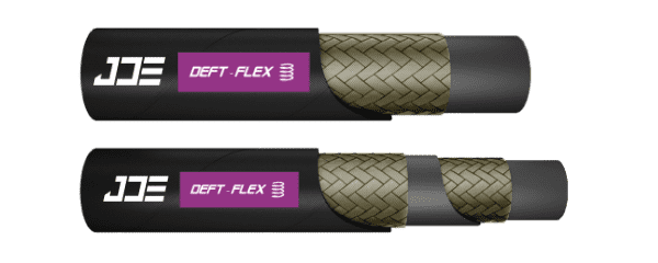 An ISO 11237 R17 fluid hydraulic hose.