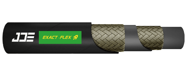 An ISO 11237 R19 fluid hydraulic hose.