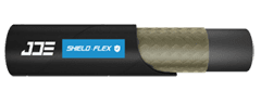 An ISO 1436 1ST fluid hydraulic hose.