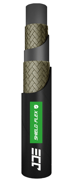 An ISO 1436 2SN fluid hydraulic hose.