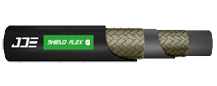 An ISO 1436 2ST fluid hydraulic hose.