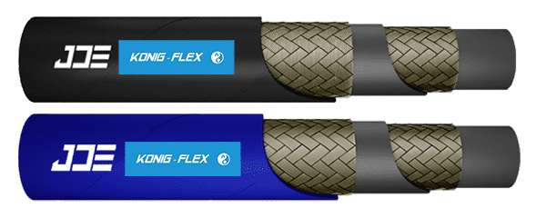 An JET Washer Hose 2W – 135 °C fluid hydraulic hose.
