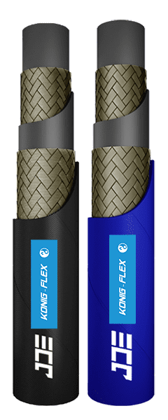An JET Washer Hose 2W – 135 °C fluid hydraulic hose.