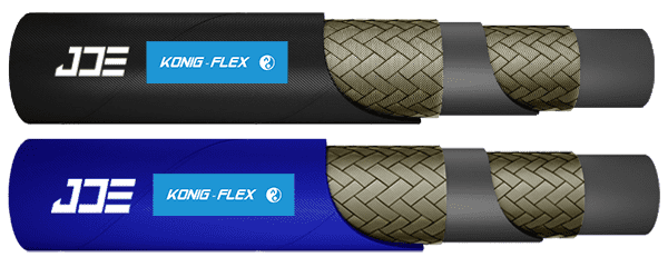 An JET Washer Hose 2W – 155 °C fluid hydraulic hose.