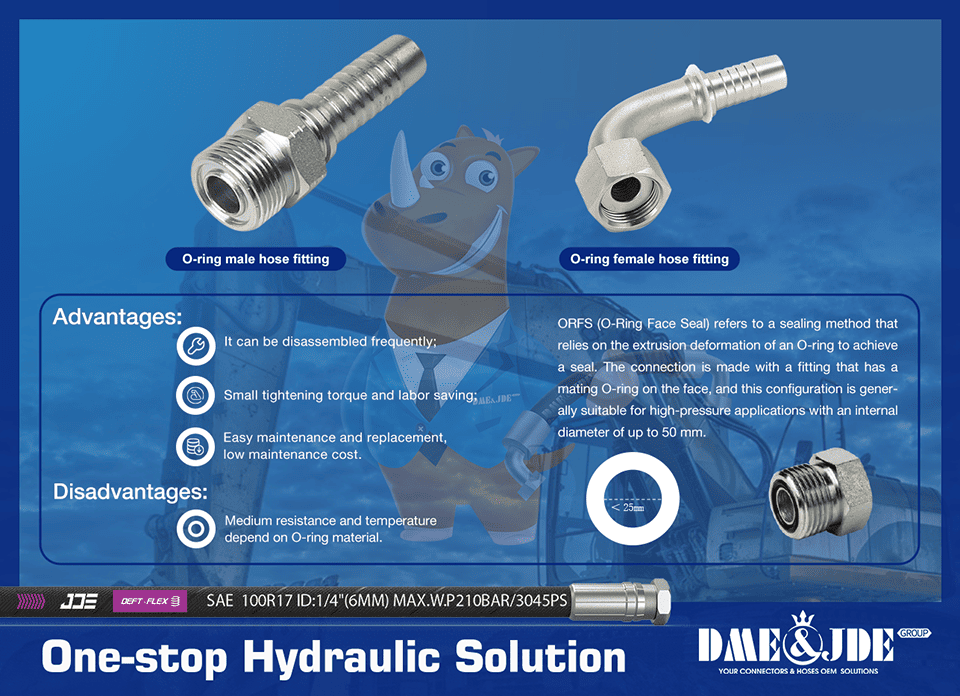 Advantages & disadvantages of O-ring hose fittings