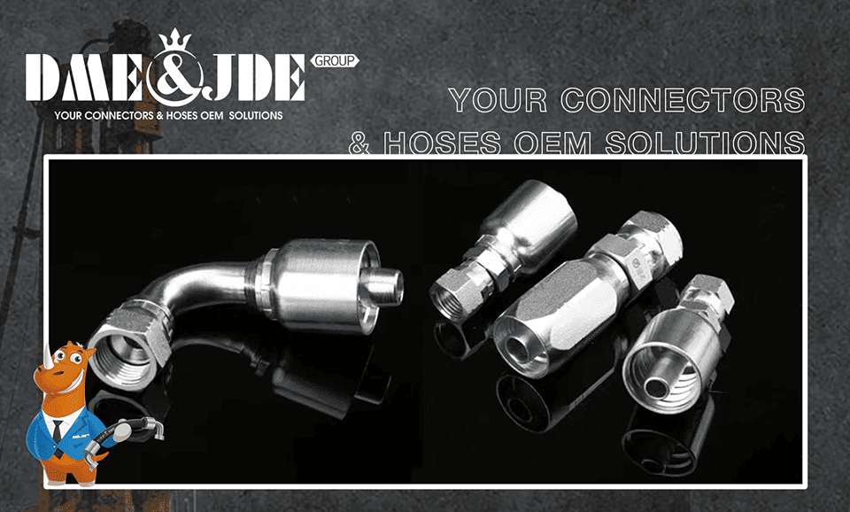 Various kinds of DME integrated connectors are displayed.