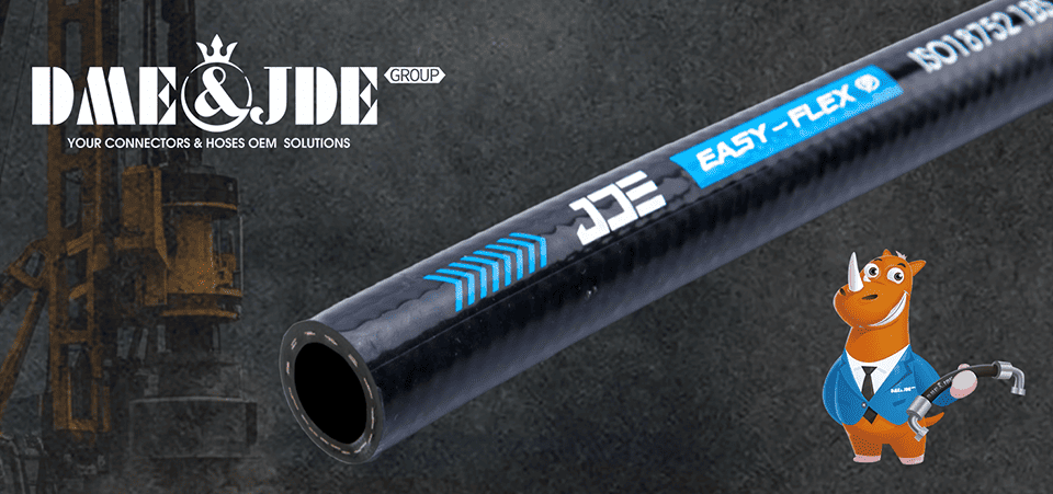 JDE specially developed cover for Easy-Flex series hoses