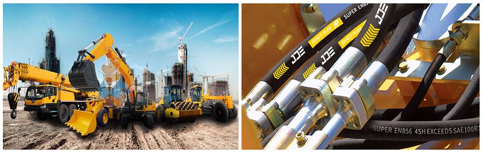 EXACT-FLEX hydraulic hose and its application in construction machinery