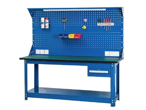A light duty workbench is displayed.